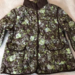 Jane Ashley reversible quilted jacket.